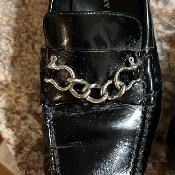 BURBERRY Black Patent Leather Loafers Size 36 - Picture 11 of 11